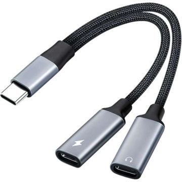 PremiumCord adapter USB-C Splitter 2in1