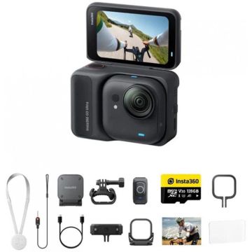 Insta360 GO Ultra Premium riteņbrauk&scaron;anas komplekts, melns