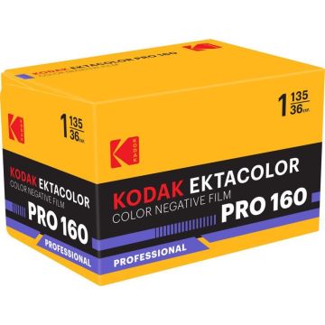 Eastman Kodak Ektacolor Pro 160 krāsu negatīvā foto filma 135-36 kadri