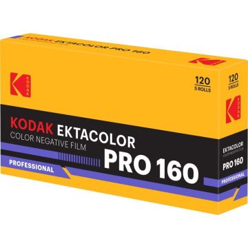 Eastman Kodak Ektacolor Pro 160 krāsu negatīva foto filma 120-5R