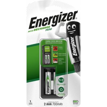 Energizer Mini CH2PC4-EU lādētājs ar 2x AAA akumulatoriem