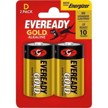 Energizer battery Eveready Gold D/LR20 CP2