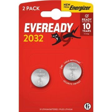 Energizer battery Eveready Lithium CR2032 BP2