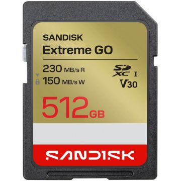 SanDisk Extreme GO SDXC memory card 512GB UHS-I