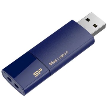 Silicon Power USB atmiņas ierīce 64GB Blaze B05 USB 3.0, tumši zila