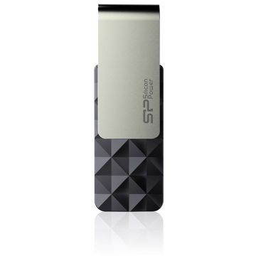 Silicon Power bliskā atmiņa 16GB Blaze B30 USB 3.0, melna