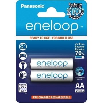 Panasonic Eneloop AA 1900 akumulatori 2 gab.