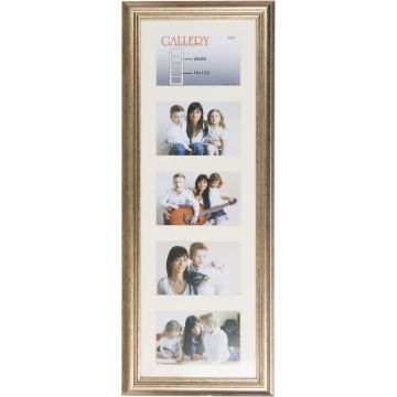 Fotogrāfiju rāmis Ema Gallery 20x60/5/10x15, bronza (VF3968)