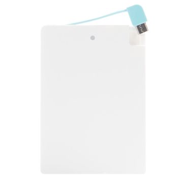 Omega Power Bank 2000mAh, balts (OMPB20CCWM)