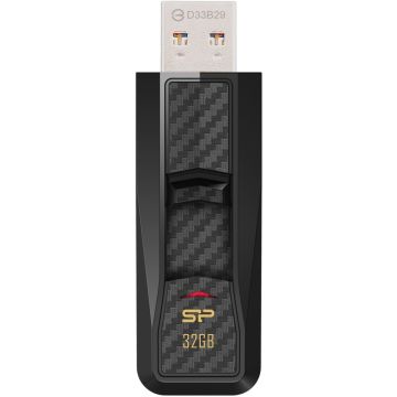 Silicon Power USB atmintne 32GB Blaze B50 USB 3.0, melna