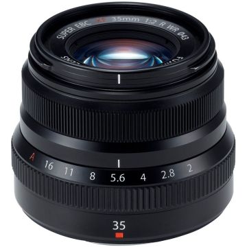 Fujifilm Fujinon XF 35mm f/2 R WR, melns