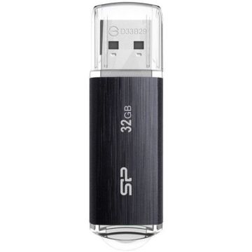 Silicon Power zibatmiņa 32GB Blaze B02 USB 3.2, melna