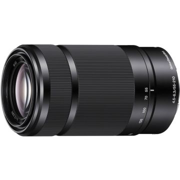 Sony E 55-210mm f/4.5-6.3 OSS, melna