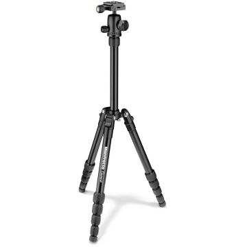 Manfrotto MKELES5BK-BH ceļojuma statīvs ar lodveida galvu melns