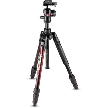 Manfrotto komplekts BEFREE Advanced Twist sarkans MKBFRTA4RD-BH