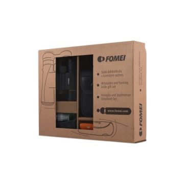 Fomei 10x28 DIPLOMAT + Mikov hunting knife incl. sheath, gift pack