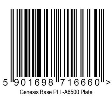 Genesis Base PLL-A6500 L tipa plate kamerai
