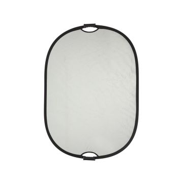 Quadralite reflektors ar rokturiem sudraba/balts 90x120cm