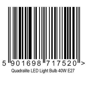 Quadralite LED Light Bulb 40W E27