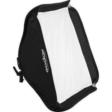 Godox SGUV8080 S2 Bowens adapteris, 80x80cm softbokss, soma