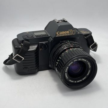 Canon T-70 ar 3.5-4.5/35-70mm objektīvu