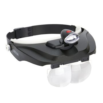 Carson PRO Series MagniVisor Deluxe ar LED gaismu un 4 objektīviem
