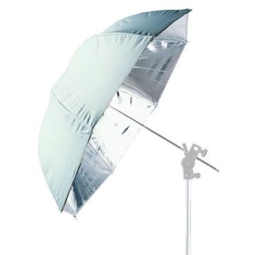 Falcon Eyes lietussargs Jumbo UR-T86S sudrabs/balts 216cm