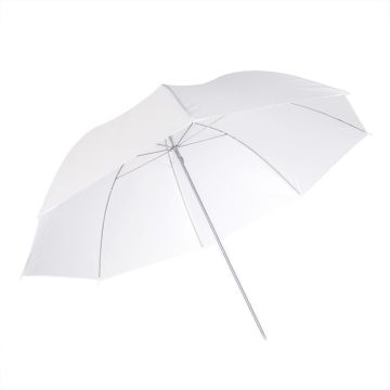 Falcon Eyes puscaurspīdošs difūzijas lietussargs UR-48T balts 122cm