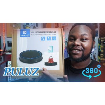 PU3049W: Fotocom 30cm rotējošais priekšmetu galdiņš, balts