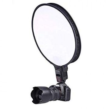 Fotocom apaļais 30cm Softbox priekš DSLR/CSC kameras zibspuldzes