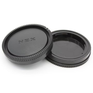 Fotocom Sony E bajonetes kameras un objektīva vāciņu komplekts