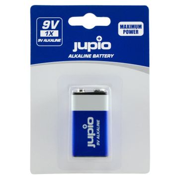 Jupio Alkaline Batteries 9V 6LR61 VPE-12