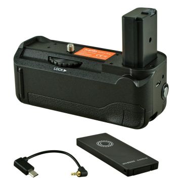 Jupio Battery Grip paredzēts Sony A6000 / A6300 + Palaišanas trosīte