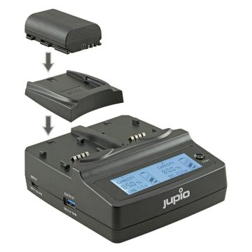 Jupio Duo Charger V2 Li-ion akumulatoru lādētājs