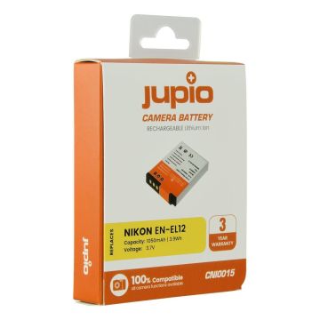 Jupio EN-EL12 akumulators ar 1050mAh ietilpību paredzēts Nikon