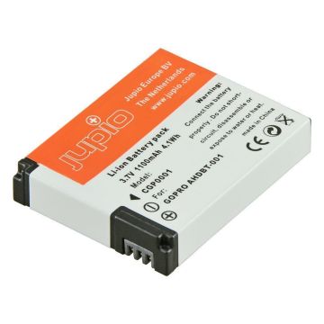 Jupio GoPro AHDBT-001, AHDBT-002 akumulators paredzēts HD Hero / HD Hero 2 / HD Hero 9