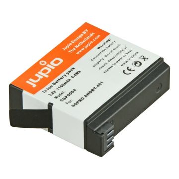 Jupio GoPro AHDBT-401 akumulators ar ietilpību 1160mAh paredzēts HERO4