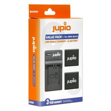 Jupio komplekts: 2x DMW-BLG10 akumulatori + USB lādētājs