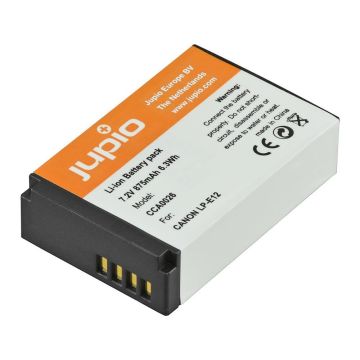 Jupio LP-E12 875 mAh akumulators paredzēts Canon