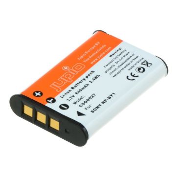 Jupio NP-BY1 akumulators ar 640mAh ietilpību paredzēts Sony