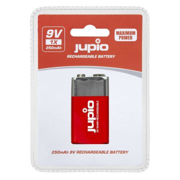 Jupio lādējams "kronas" akumulators 9V ar 250mAh ietilpību