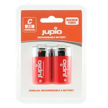Jupio Rechargeable Batteries C 5000 mAh 2 pcs