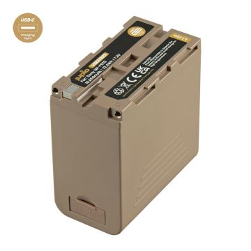 Jupio Ultra-C NP-F970 akumulators ar 10500mAh ietilpību un USB-C ieeju/izeju