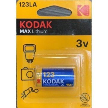 Kodak CR123 Max 3V lītija baterija