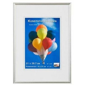 KPH Rāmis plastmasa 50x60 cm sudrabs