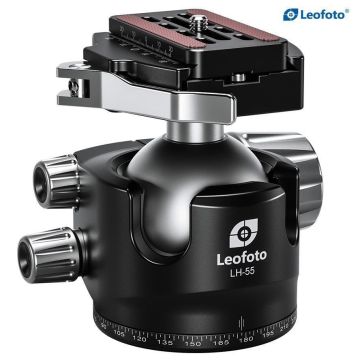 Leofoto LH-55LR lodveida galva ar LR-70 ātrās atbrīvošanas sviru