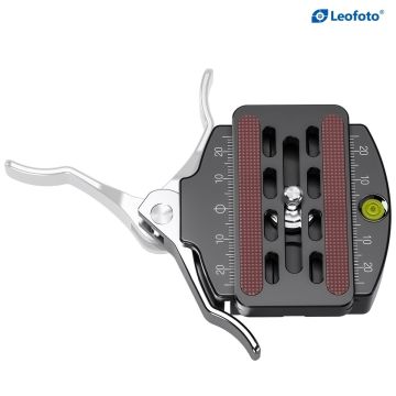 Leofoto LR-60 QR adapteris ar atbrīvošanas sviru un Arca Swiss NP-60 tipa plati