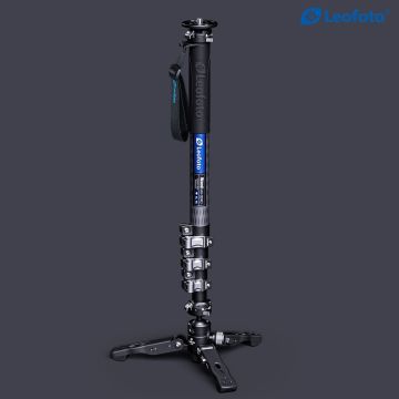 Leofoto MV-324C 4 posmu oglekļa monopods ar pēdu