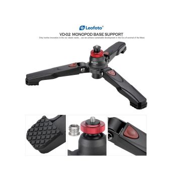 Leofoto VD-02 universālā monopoda pēda ar 3/8" skrūvi