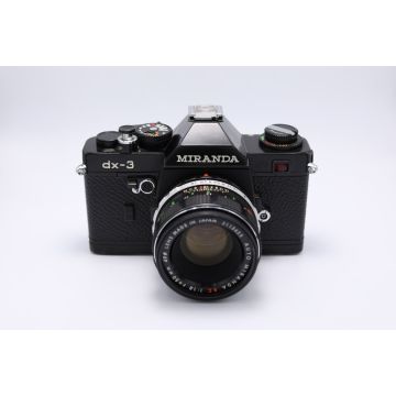 Miranda DX-3 spoguļkamera ar Miranda EC 1,8/50mm objektīvu